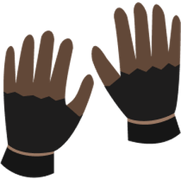 Bronze gloves